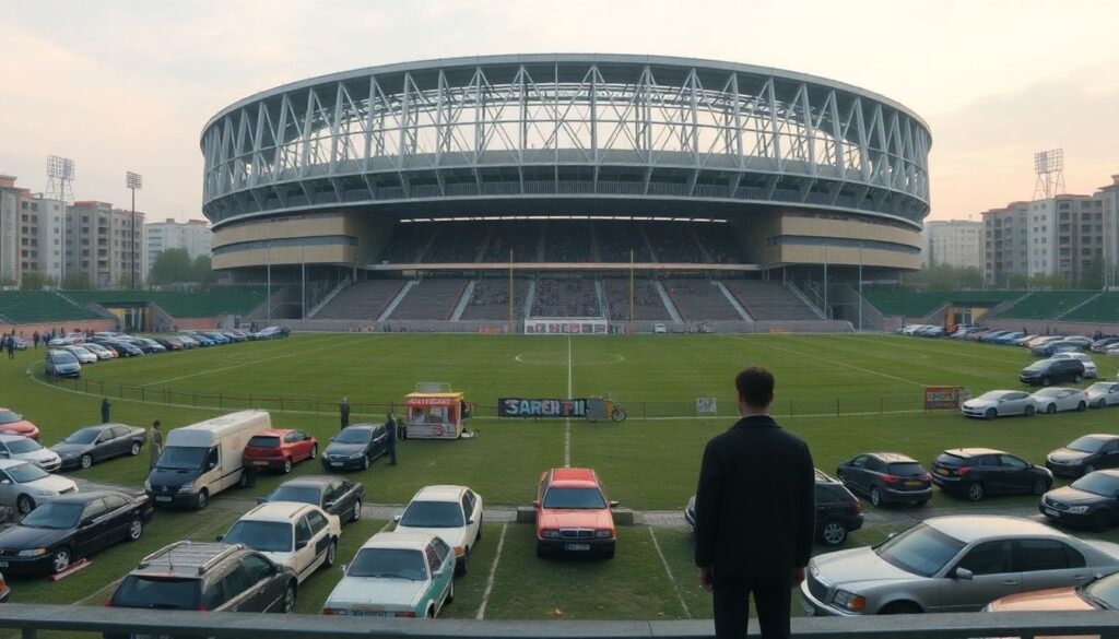 Обзор новых объектов вокруг стадиона: парковки, гостиницы, сервис - иллюстрация
