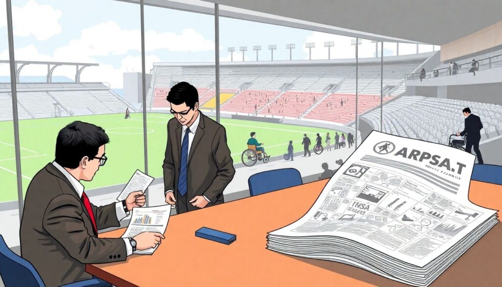 Аналитика рейтингов доступности стадиона для инвалидов - иллюстрация