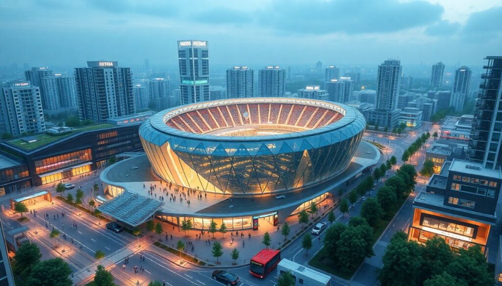 Футбольная индустрия и городская инфраструктура: синергия - иллюстрация