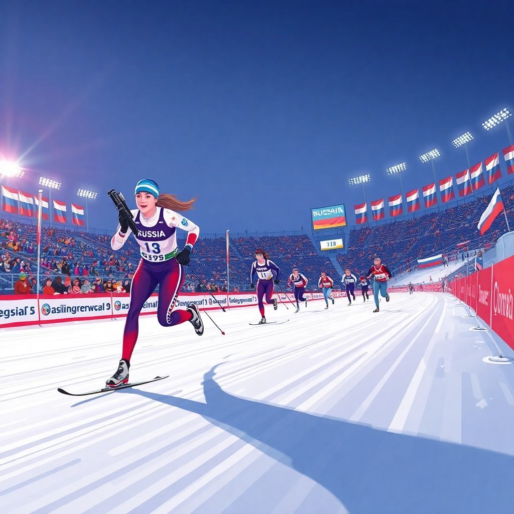 Биатлонист из Свердловской области Бажин защитил титул в сингл-миксте ЧР-2026