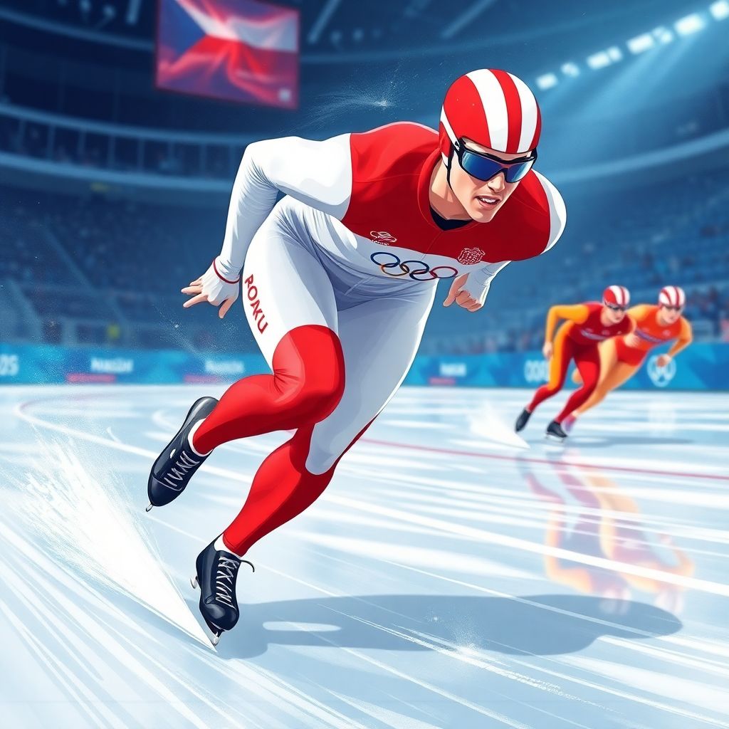 Русский конькобежец Владимир Семирунний: серебро Олимпиады под флагом Польши