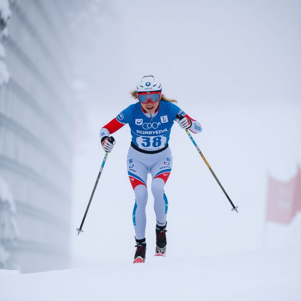 Русская лыжница Дарья Непряева: лучшая гонка карьеры в классической десятке Лахти